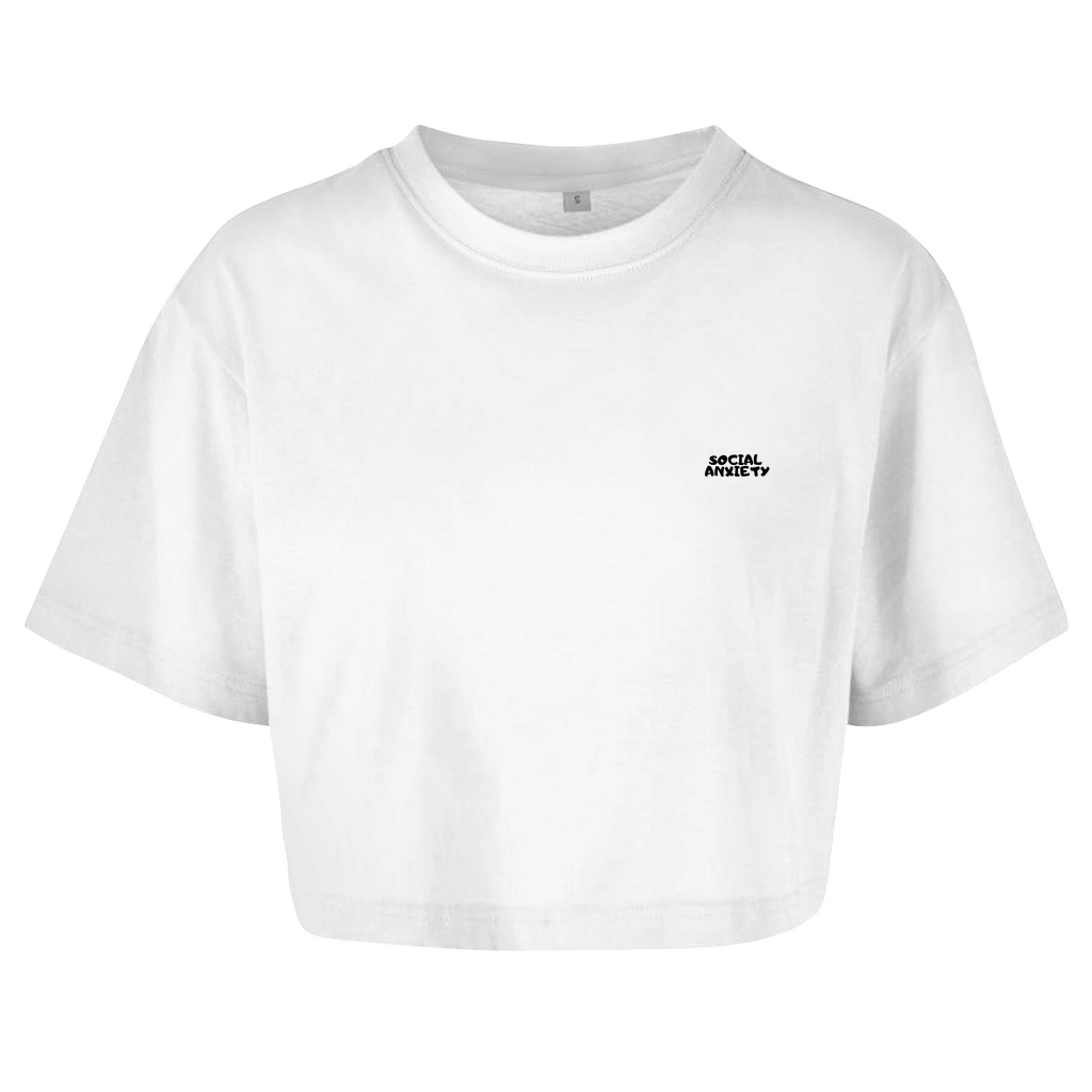 Damen Crop-Top *Social Anxiety*