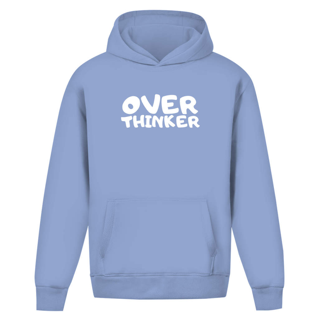 Oversize Hoodie Ohne Kordel overthinker neu