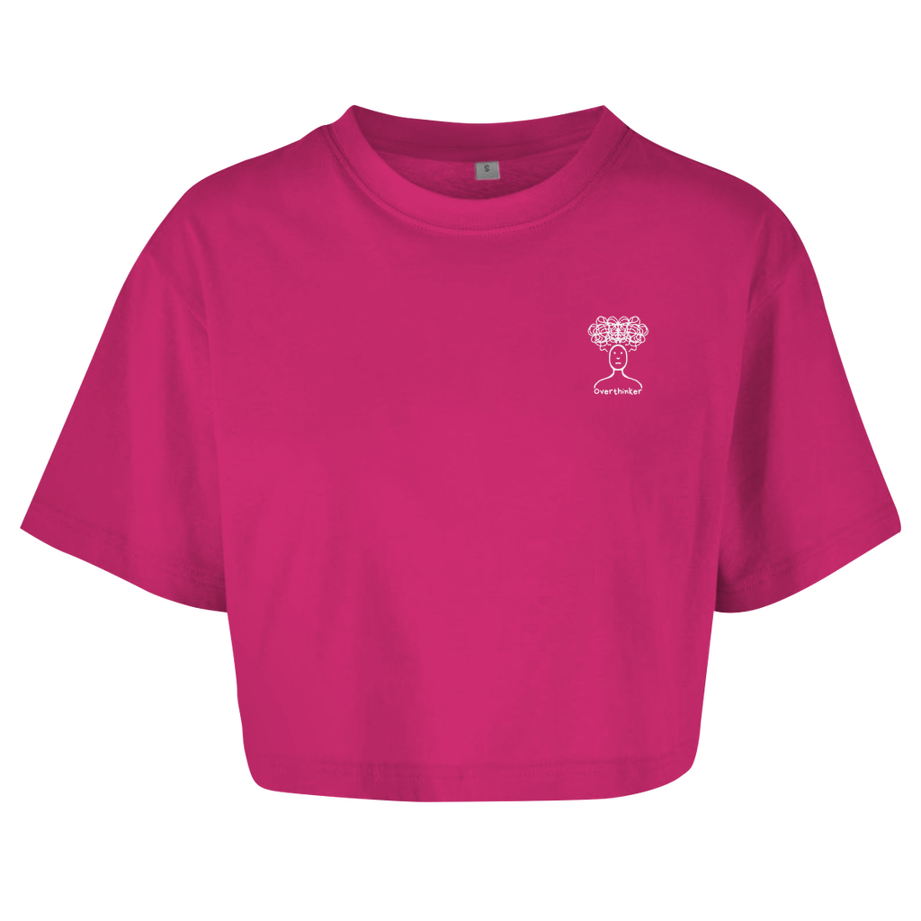 Damen Crop-Top *Overthinker-Head*