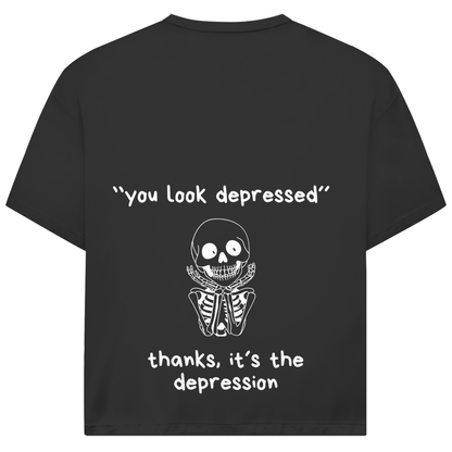 Oversize T-Shirt *you look* Back Logo