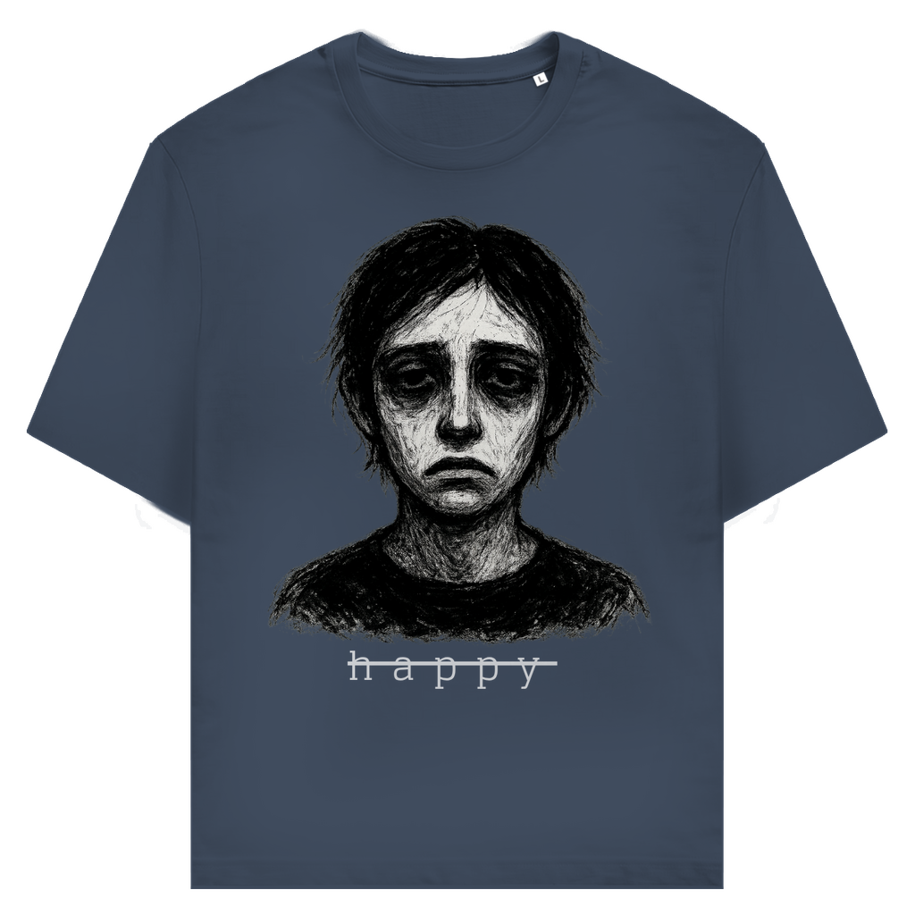 Unisex SlimT-Shirt SIG. unhappy
