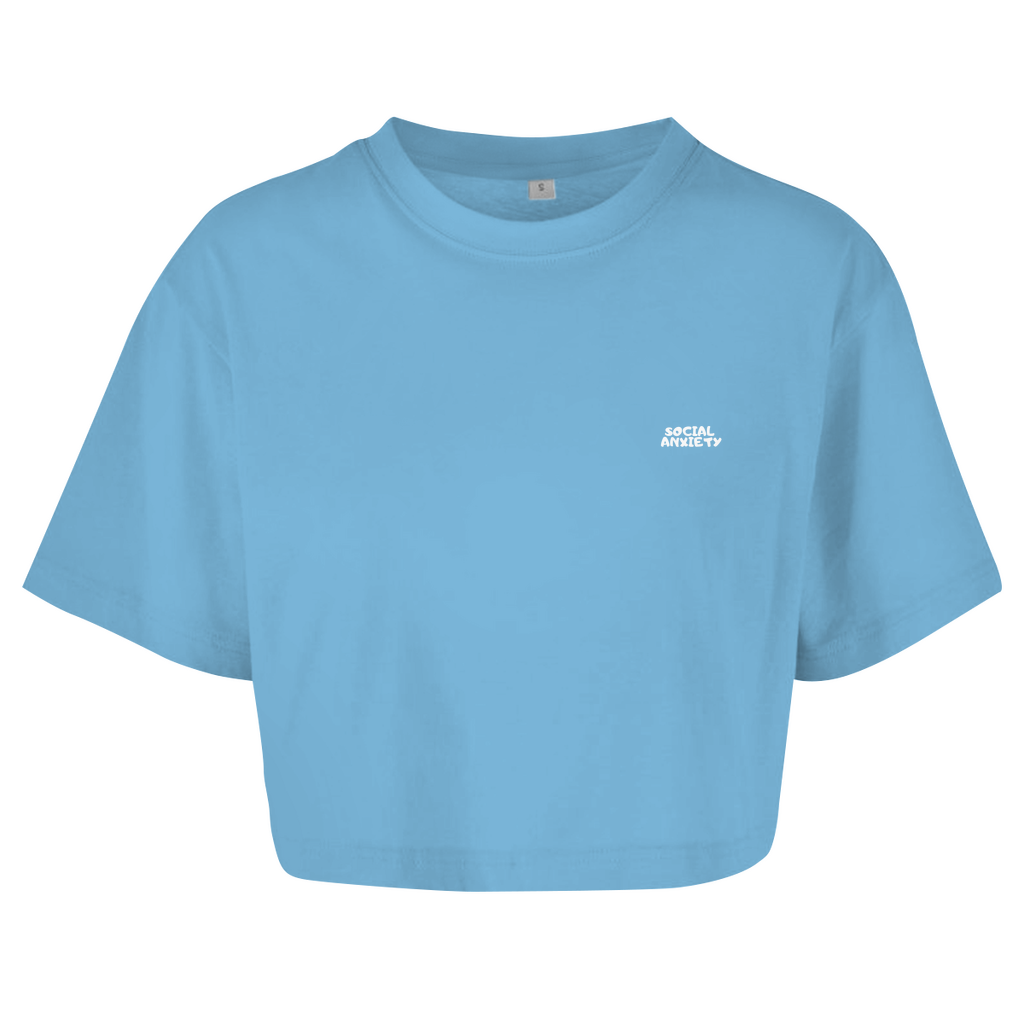 Damen Crop-Top *Social Anxiety*