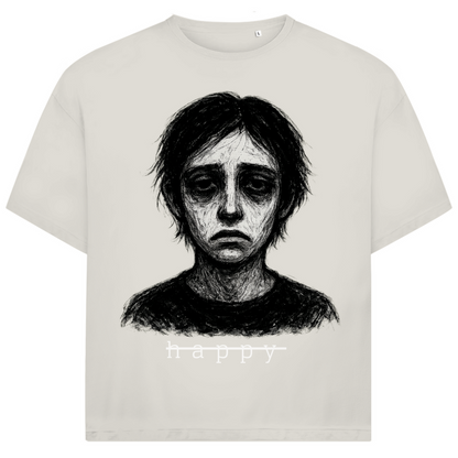 Oversize T-Shirt *unhappy* Front Logo